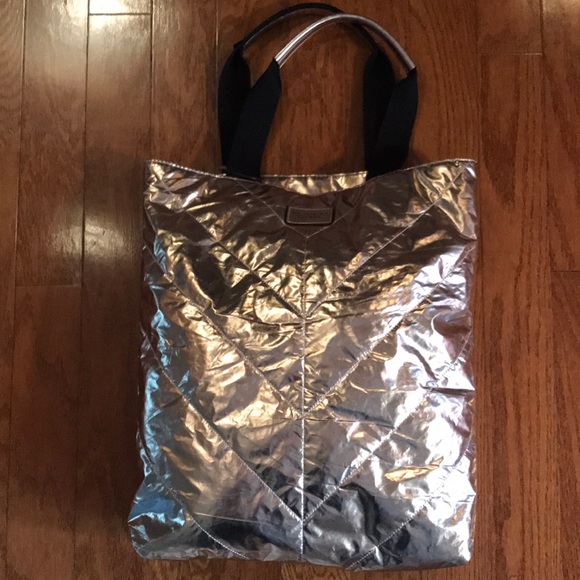 Victoria Secrets Limited Edition Gold Quilted tote - Picture 2 of 8